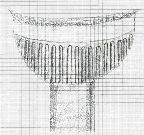 gezeichnet von: Niclas Becker, 14 Jahre, Juni 2003 